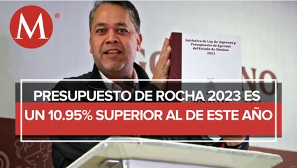 El Gobernador de Sinaloa, desglosa su presupuesto para 2023