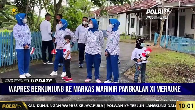 PRESISI UPDATE 10.00 WIB : Wapres Berkunjung Ke Markas Marinir Pangkalan XI Merauke