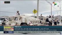 Gobierno de México defiende la participación militar en tareas de seguridad pública