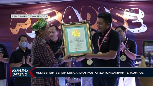 Aksi Bersih-Bersih Sungai dan Pantai 15,9 Ton Sampah Terkumpul