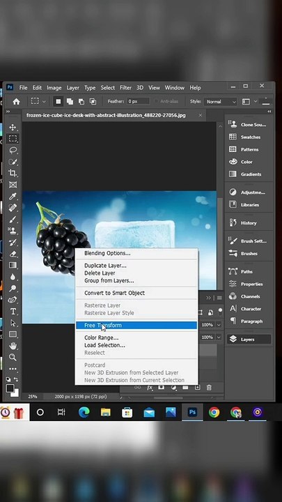 photoshop manipulation ice cube tutorials l  #photoshop