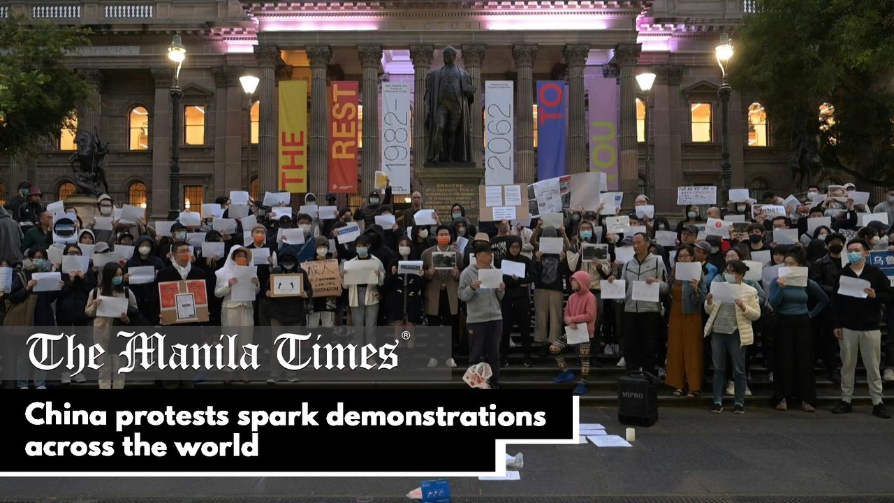 China protests spark demonstrations across the world