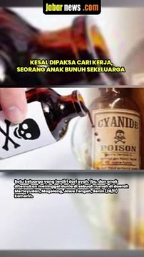 KESAL DIPAKSA CARI KERJA, SEORANG ANAK BUNUH SEKELUARGA