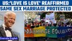 US Senate votes to protect same Sex marriage, Biden says 'Love is Love' |Oneindia News *Intenational