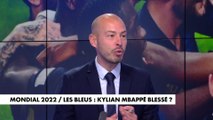 Coupe du monde 2022 :  Kylian Mbappé blessé ?