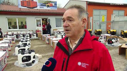 Geradores eléctricos seguem para a Ucrânia