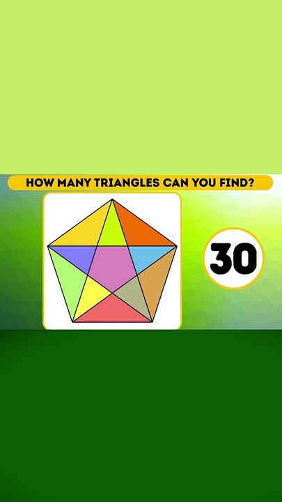 How many triangles #shorts