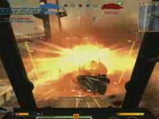 Battlefield 2142 Gunship fighting