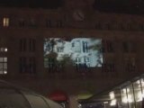 Projection Sony Gare St Lazare et Gare de Lyon