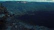 Sydney Blue Mountains Hidden Gem...Lincoln Rock Drone View. Travel Adventures Australia.