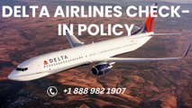Delta Airlines check in policy