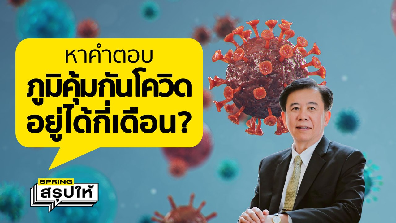 ภูมิคุ้มกันโควิดอยู่ได้กี่เดือน ติดแล้วไม่ต้องฉีดวัคซีนจริงไหม? l SPRiNGสรุปให้