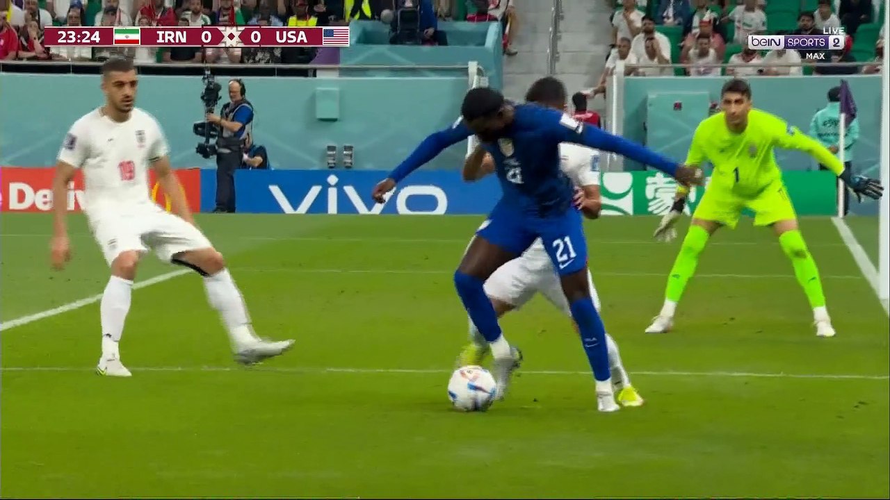 الشوط الاول مباراة ايران وامريكا كأس العالم 2022 في قطر 29-11-2022