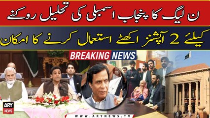 PML-N likely to use other options to prevent the dissolution of Punjab Assembly