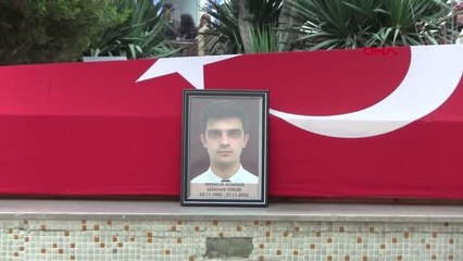 GAZİANTEP'TE KALP KRİZİNDEN ÖLEN KOMİSER, BURSA'DA TOPRAĞA VERİLDİ