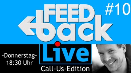 Feedback Live #10 - Dummheit in der Sexismus-Debatte