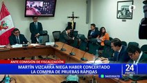 Martín Vizcarra: expresidente niega haber concertado la compra de pruebas rápidas