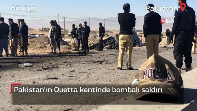 Pakistan'ın Quetta kentinde bombalı saldırı