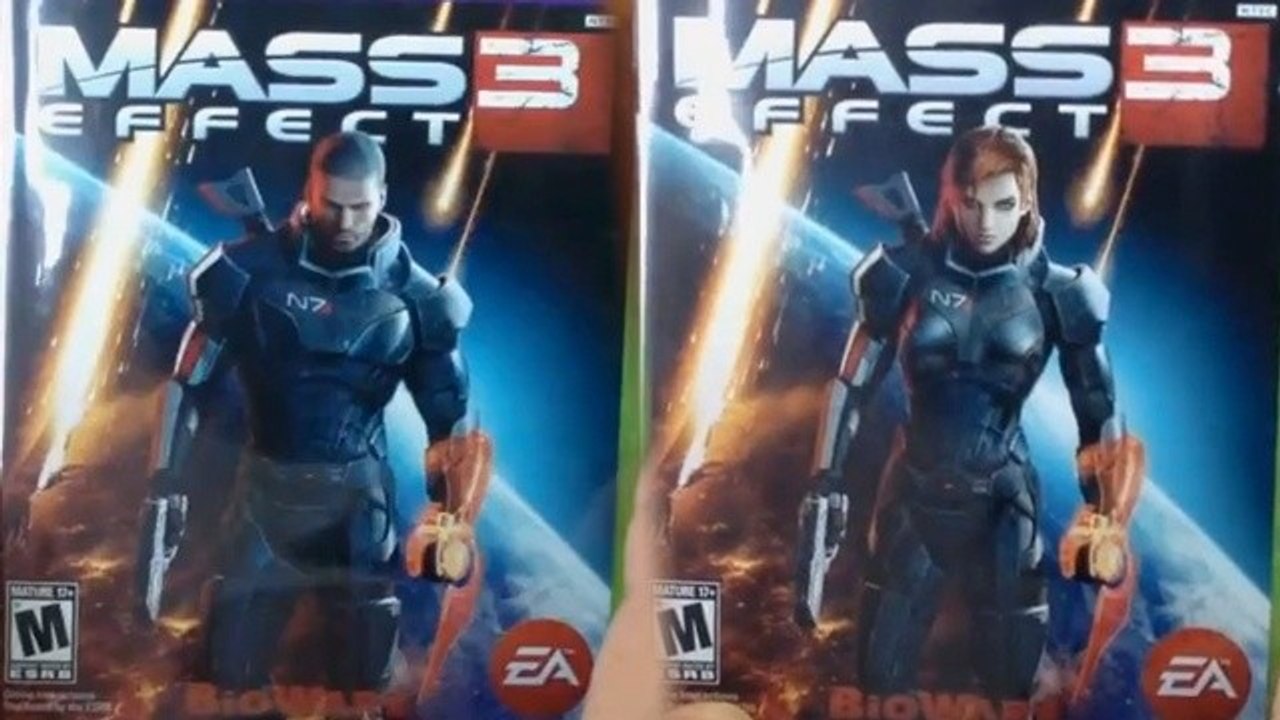 Mass Effect 3 - Unboxing der Xbox-360-Version: Kein Handbuch, dafür FemShep-Wendecover