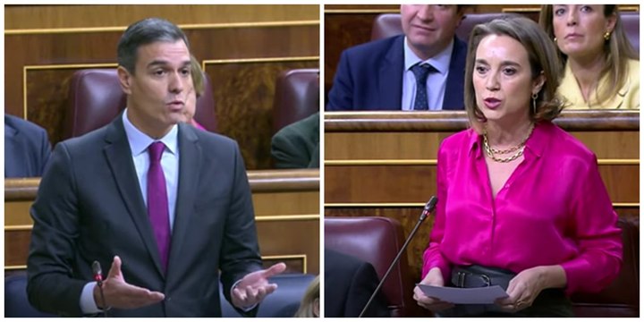 Cuca Gamarra noquea a Pedro Sánchez con las tres razones por las que sí pasará a la Historia