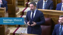 Abascal afirma que Sánchez pasará a la historia por 