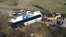 Bartın’da 40 kişinin yaralandığı otobüs kazasında şoför tutuklandı