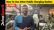 How To Use Ather Public Charging Station | Giri Mani | Ather Grid Fast Charging Point