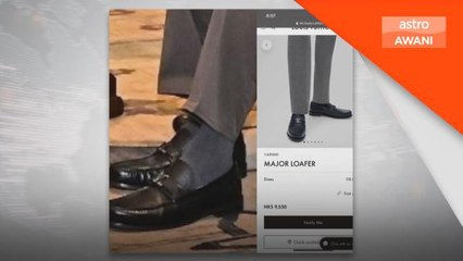 Kasut Anwar | Kasut 'Loafer' Anwar kurniaan dari Sultan Johor