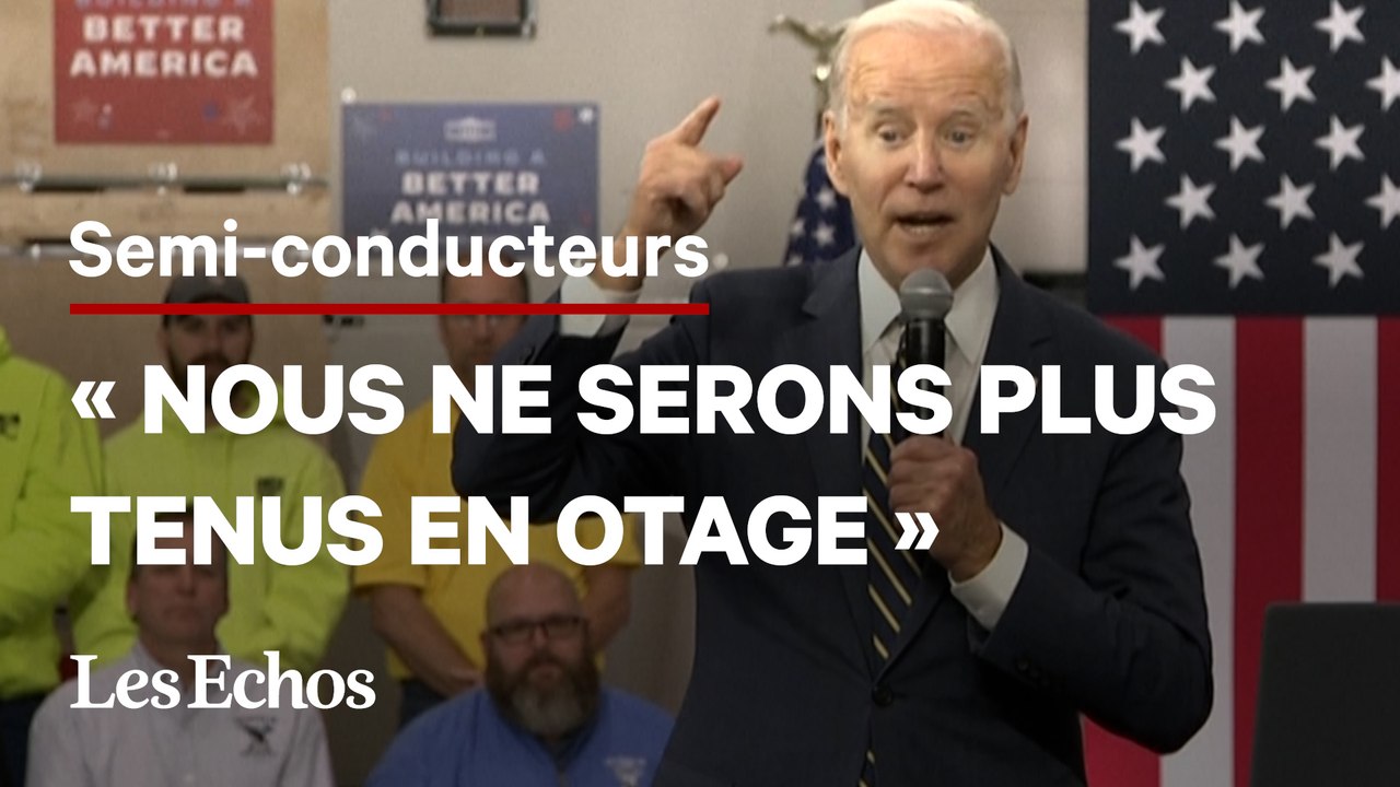 « Les Etats-Unis sont devenus paresseux » : Joe Biden veut relocaliser la production de puces électroniques