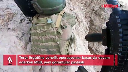 MSB paylaştı! Zap'ta terör hedeflerine böyle giriliyor