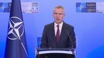NATO Dışişleri Bakanları Toplantısı sona erdi - NATO Genel Sekreteri Stoltenberg (2)