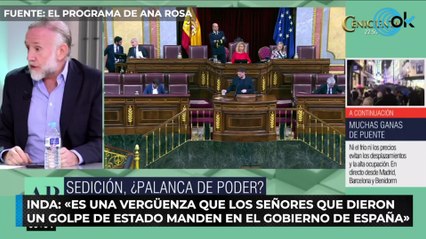 Inda defiende el uso de "filoetarra": "Si Sánchez no es amigo de los etarras que venga Dios y lo vea"
