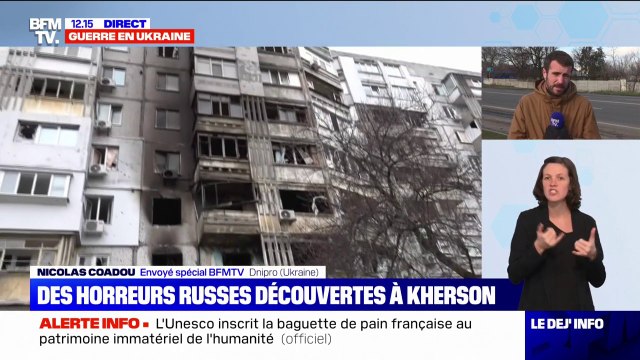 Kherson: une fosses commune et des cadavres ligotés présentant des signes d'exécution ont été découverts