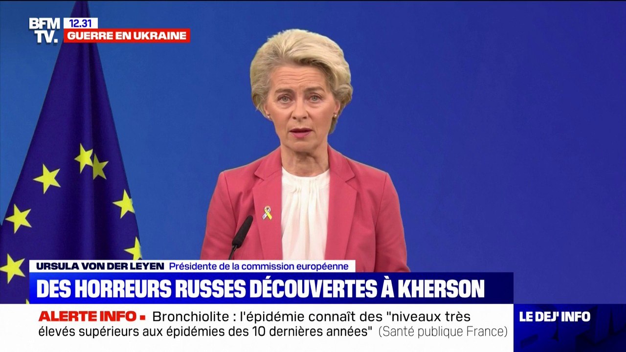 Ursula von der Leyen propose la création d'un "tribunal spécial pour enquêter sur les crimes d'agression de la Russie et les traduire en justice"