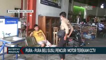 Pura  Pura Beli Susu, Pencuri  Motor Terekam Cctv
