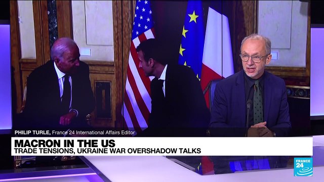 Biden, Macron ready to talk Ukraine, trade in state visit