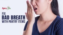 Fix bad breath with pantry items