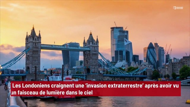 Les Londoniens craignent une ‘invasion extraterrestre’ après avoir vu un faisceau de lumière dans le ciel !