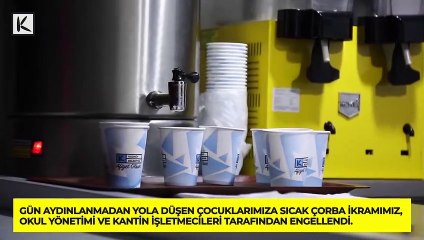 İmam hatip lisesi yöneticileri CHP'li belediyenin çorba dağıtmasını engelledi! "Kırdırttırma kamerayı"