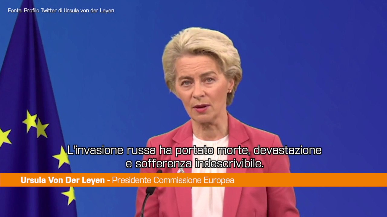 Von der Leyen "Proposto un tribunale speciale contro i crimini russi"