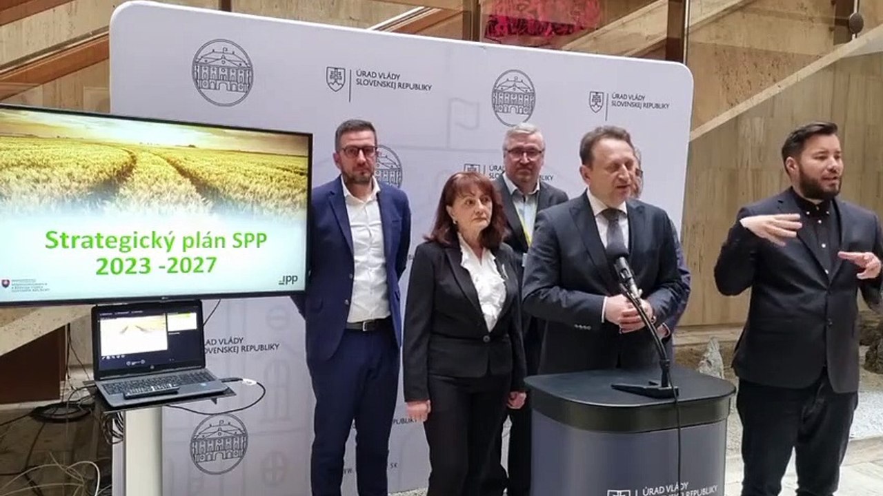 ZÁZNAM: S. Vlčan: Viac ako 4 mld. eur pomôžu zvýšiť potravinovú sebestačnosť SR