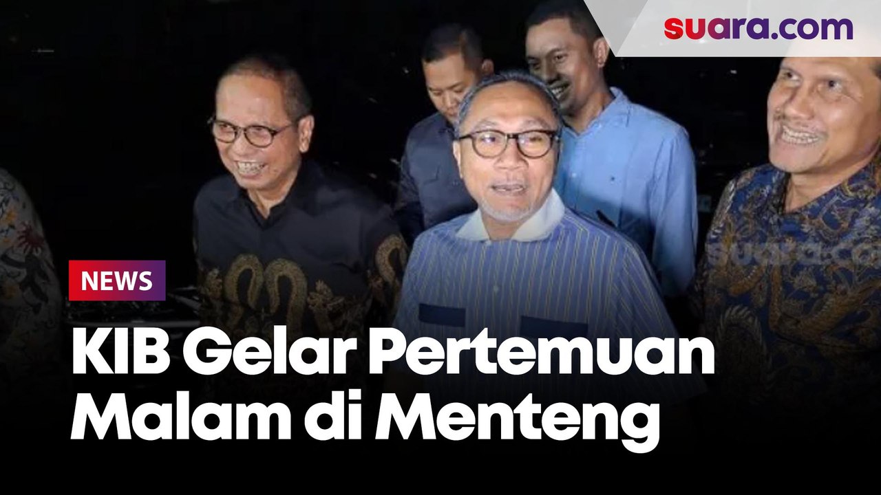 KIB Gelar Pertemuan Malam di Menteng, Kelakar Zulhas Mau Bahas Piala Dunia