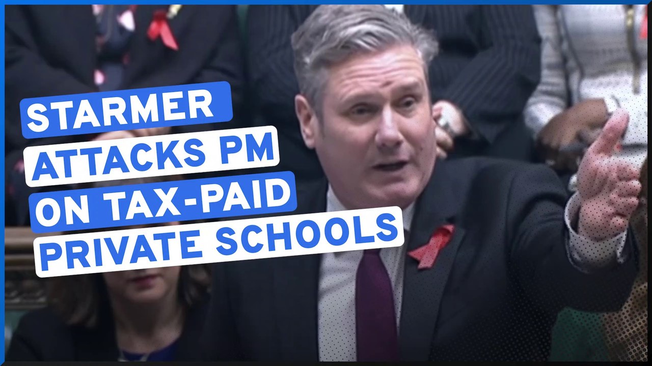 PMQs: Sir Keir Starmer attacks Rishi Sunak on p...