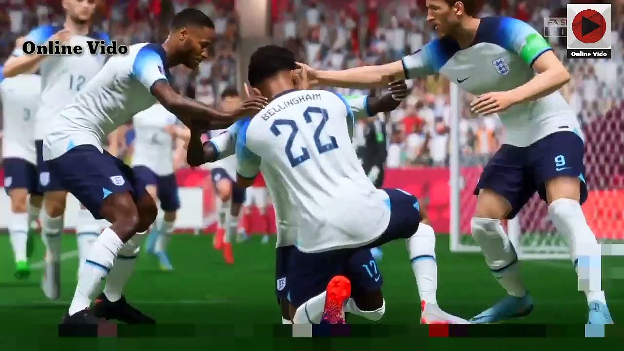 Wales vs England 0-3 - Extended Highlights Goals - World Cup - pes - 2022