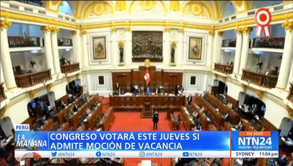 Presentan por tercera vez un pedido de moción de vacancia contra Pedro Castillo en Perú