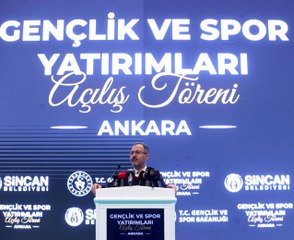 Bakan Kasapoğlu: "Ankara'da 20 yıl önce 30 olan spor tesisi sayısı bugün 150'ye yaklaşmış durumda"