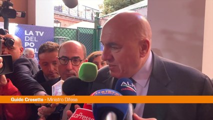 Ucraina, Crosetto "Governo applica decreti approvati anche da Conte"