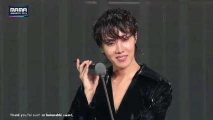 Jhope winner of MAMA Platinum Award & called Jin