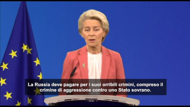 Ucraina, Von der Leyen: tribunale speciale contro crimini Russia