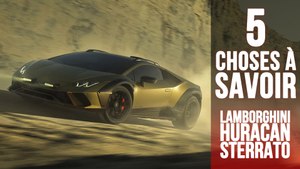 Sterrato, 5 choses à savoir sur une Lamborghini Huracan pour le hors-piste